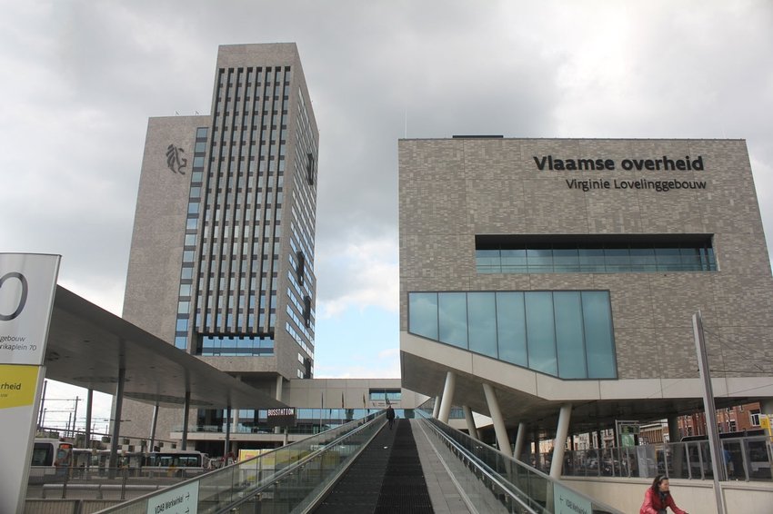 Gand - Centre administratif flamand/bâtiment Virginie Loveling